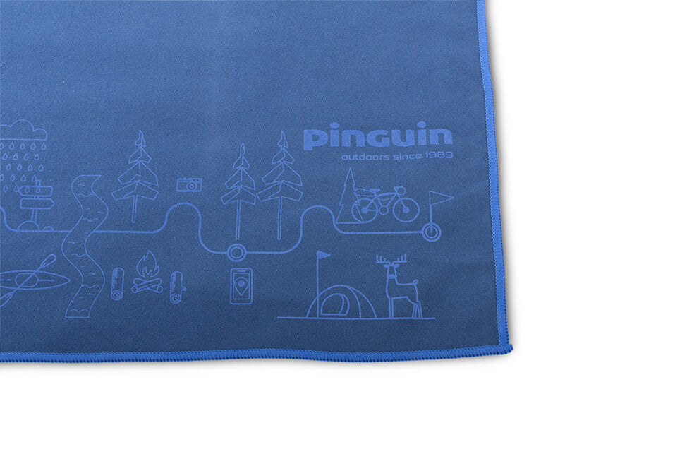 Pinguin Micro кърпа Map кърпа 75 x 150 см, червена