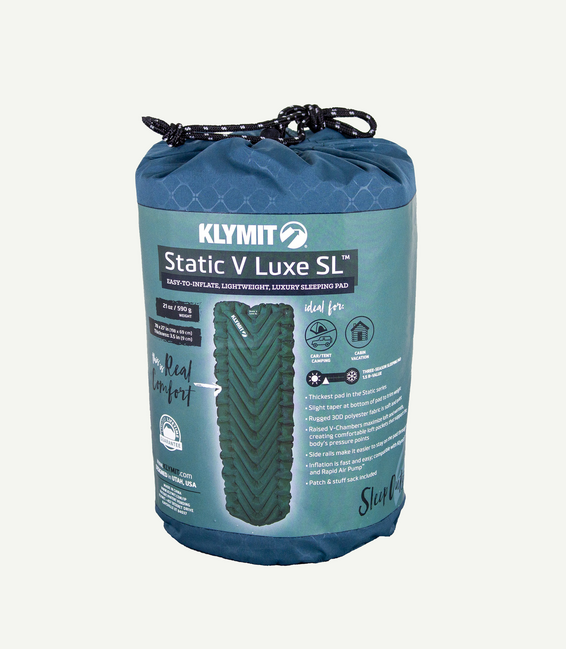 Klymit Static V Luxe SL каримата, синя
