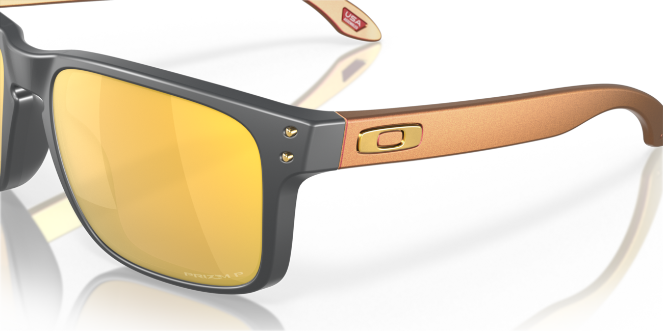 Oakley HOLBROOK слънчеви очила с рамка Matte Carbon и стъкла Prizm 24K Polarized, 57
