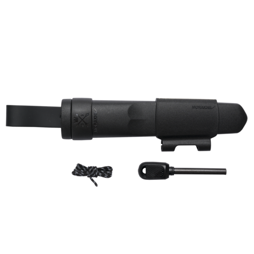 Morakniv Garberg BlackBlade нож за открит въздух със комплект за оцеляване, черен