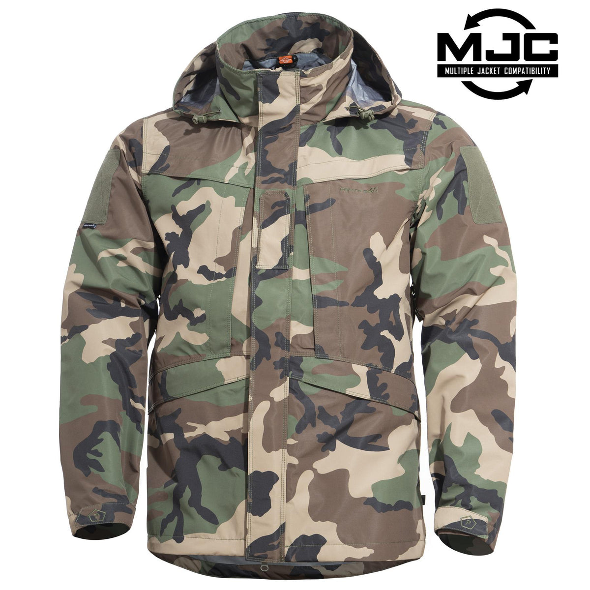 Pentagon Hurricane moška zimska jakna, camo woodland