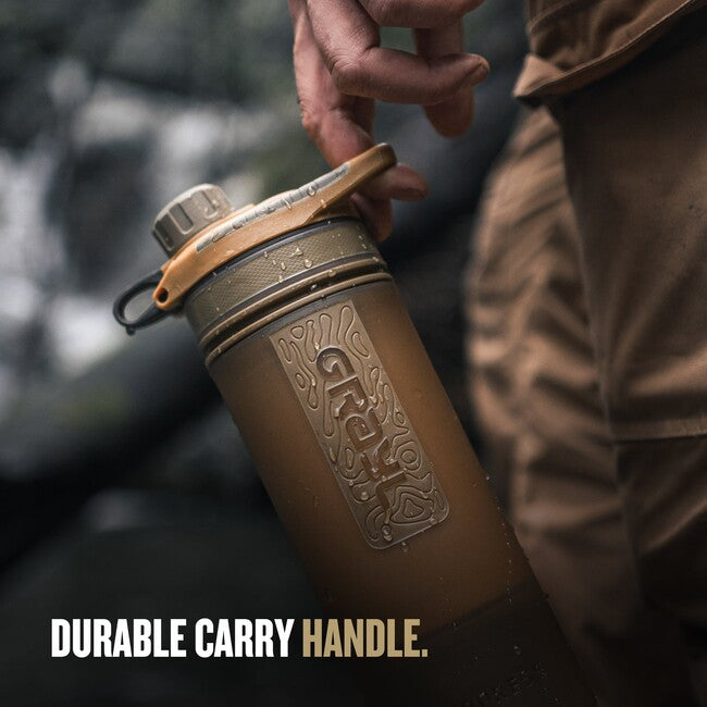 GRAYL GeoPress Purifier филтрираща бутилка, койот кафяво