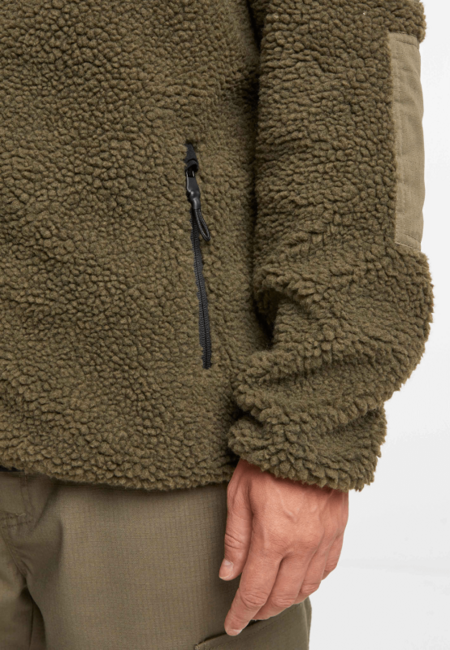 Brandit Ramble яке флисов мъжко Teddyfleece, маслинено