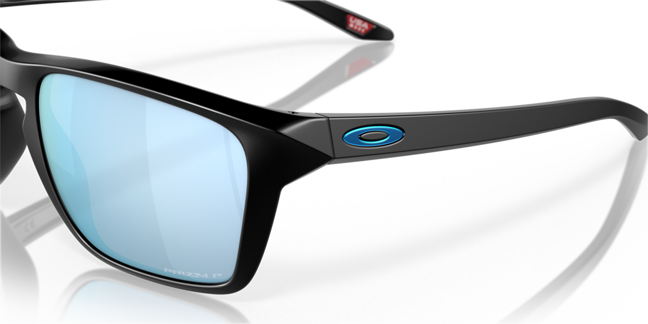 Oakley SYLAS слънчеви очила с рамка и стъкла, Matte Black, Prizm Deep Water Polar 60