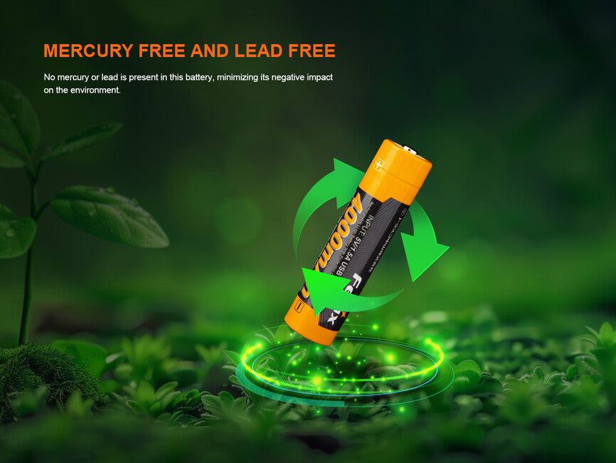 Fenix 18650 акумулаторна USB-C батерия 4000 mAh (Li-Ion)