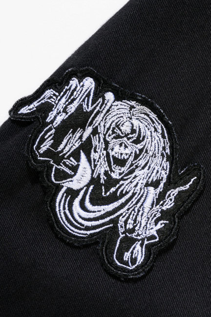 Brandit Iron Maiden Eddy риза с дълги ръкави Vintage, черна