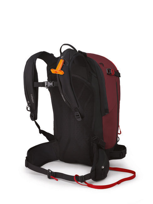 OSPREY SOELDEN PRO AVY 32 II ските туристическа раница, червен планински