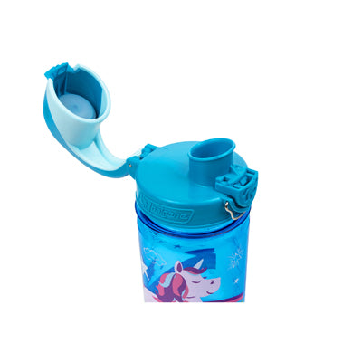Nalgene Grip-n-Gulp Sustain бутилка за вода детска 0,35 L, син unicorn
