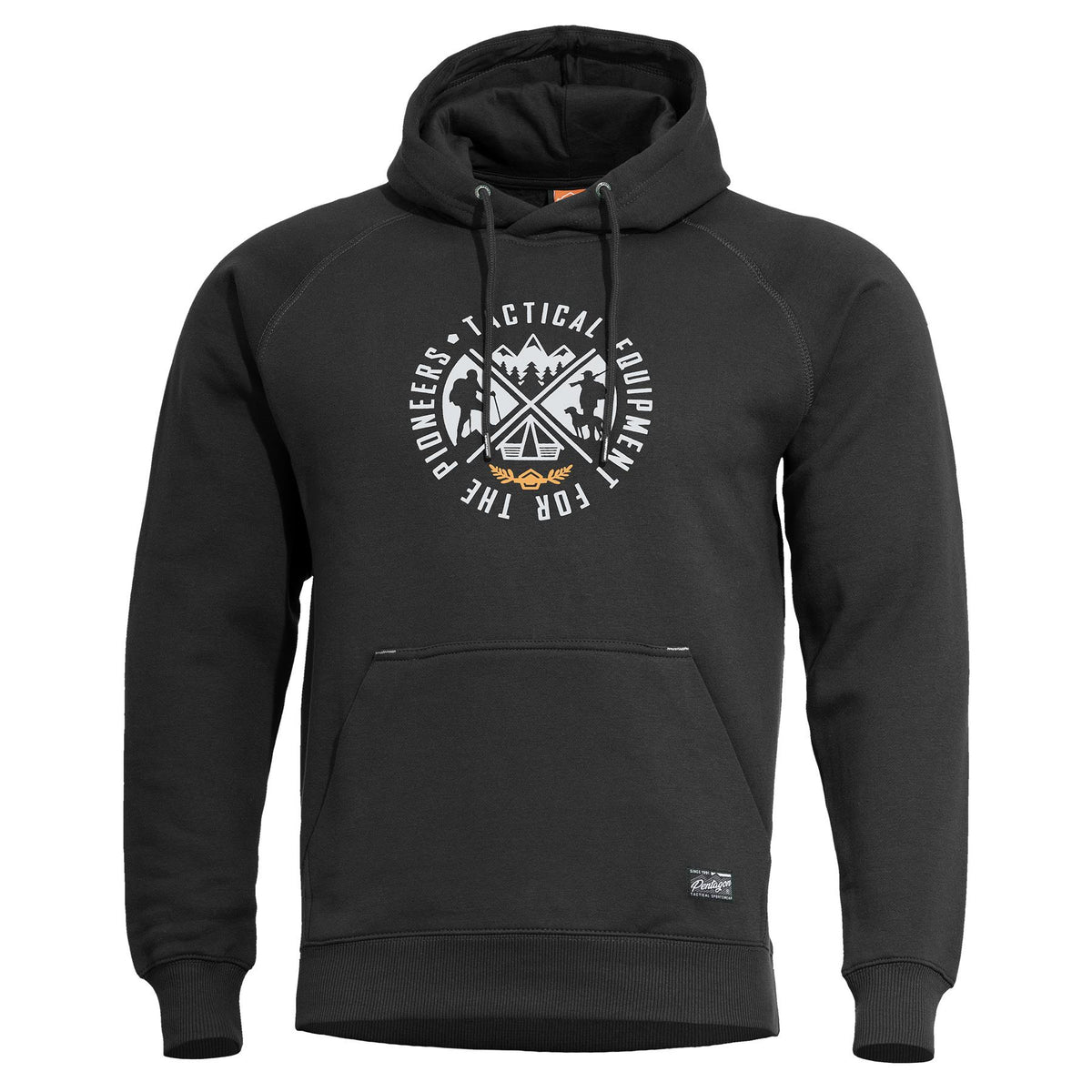Pentagon Phaeton Hood мъжки суитшърт с качулка "Pioneers", black