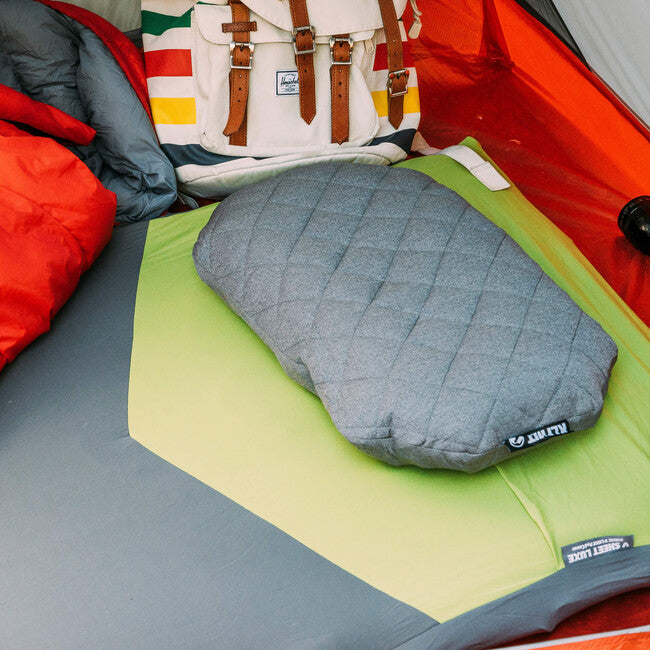 Klymit Luxe V Sheet XL защитен калъф за спален килим, зелено-сив