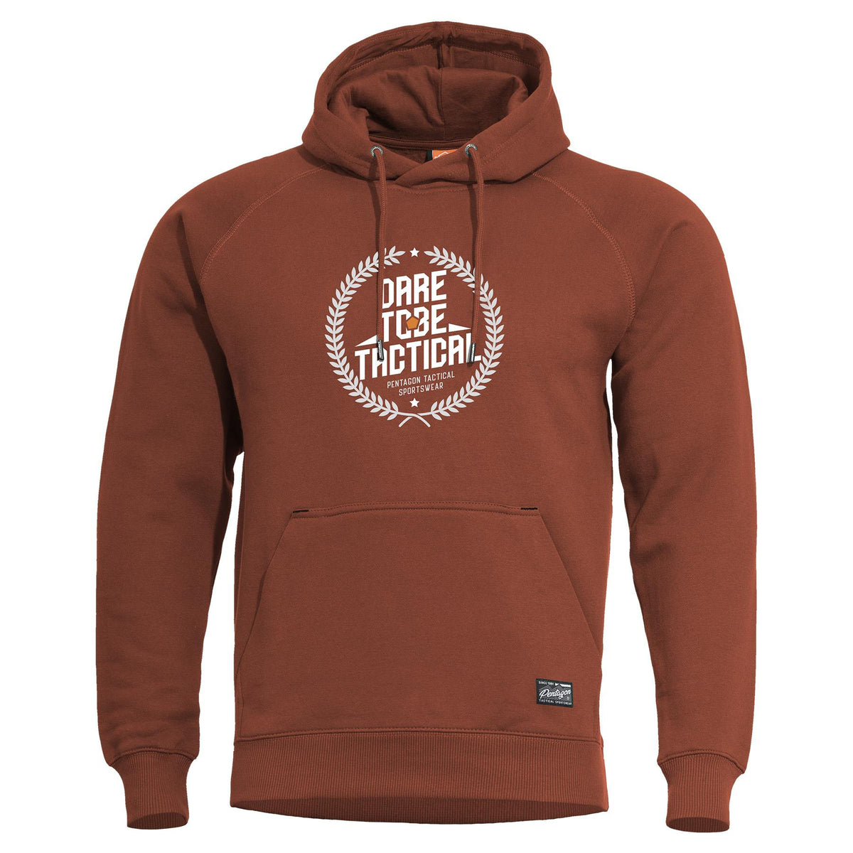 Pentagon Phaeton Hood мъжки суитшърт с качулка, maroon red