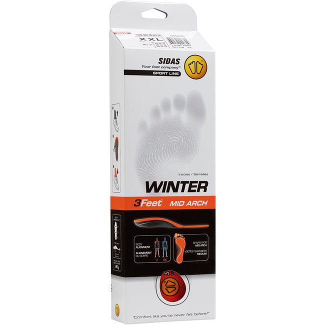 Мъжки зимни ортопедични вложки Sidas Winter 3Feet Mid