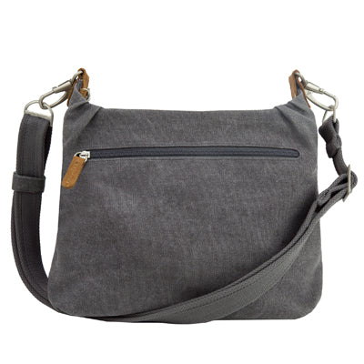 Travelon Heritage Hobo чанта против кражби, сива