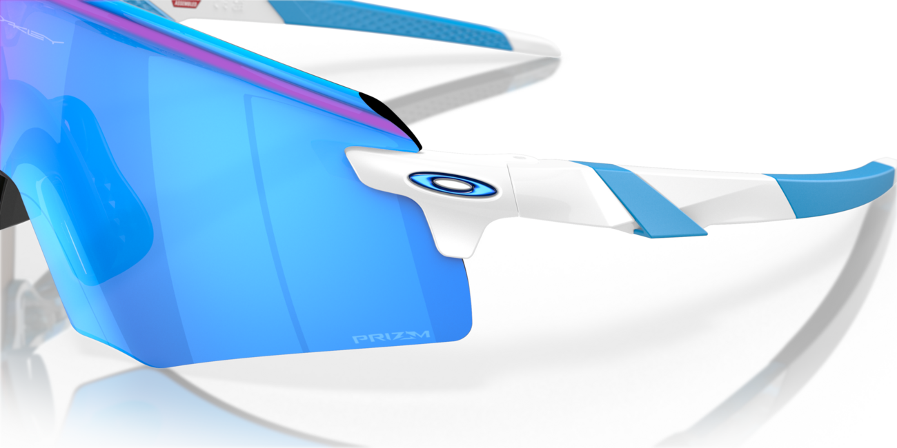 Oakley ENCODER слънчеви очила с рамка Polished White и стъкла Prizm Sapphire