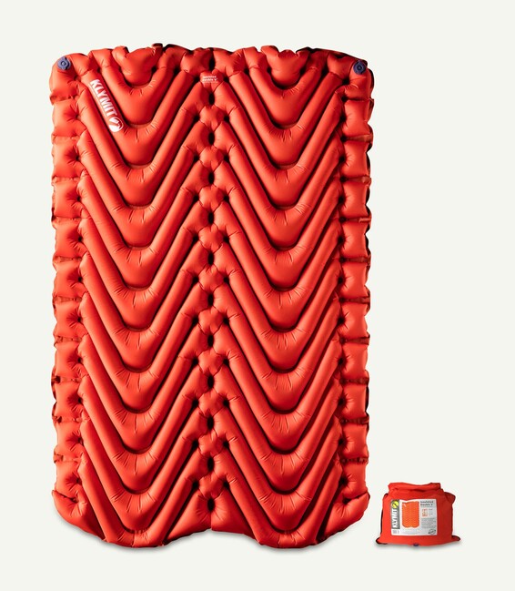 Klymit Double V изолирана каремат, оранжев