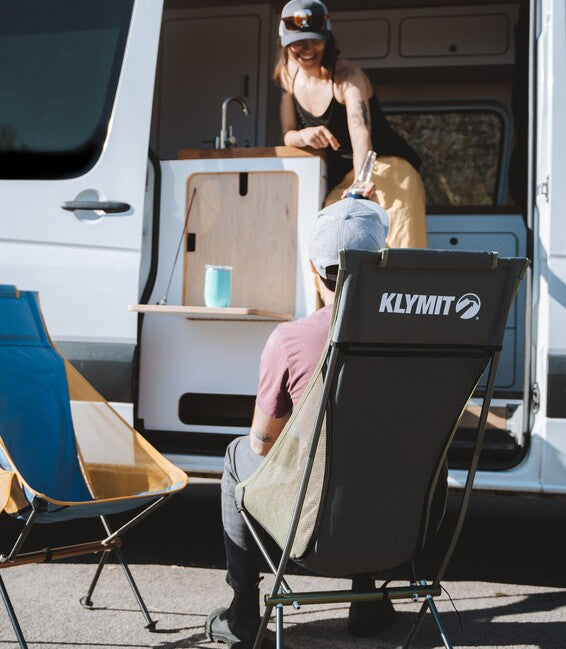 Klymit Ridgeline сгъваемо кресло, синьо