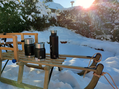 Origin Outdoors термос от неръждаема стомана 1L, черен