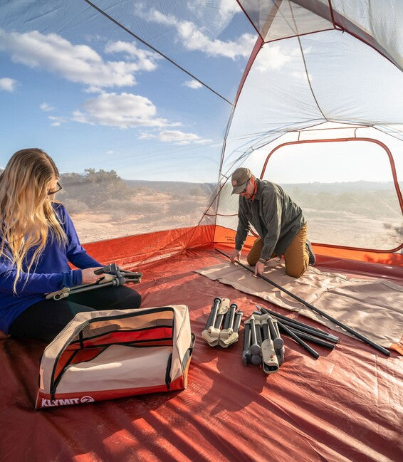 Klymit Mesa Cot XL легло, червено