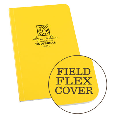 Rite в Rain Field-Flex Книга за всяко време, жълта, бр. 374