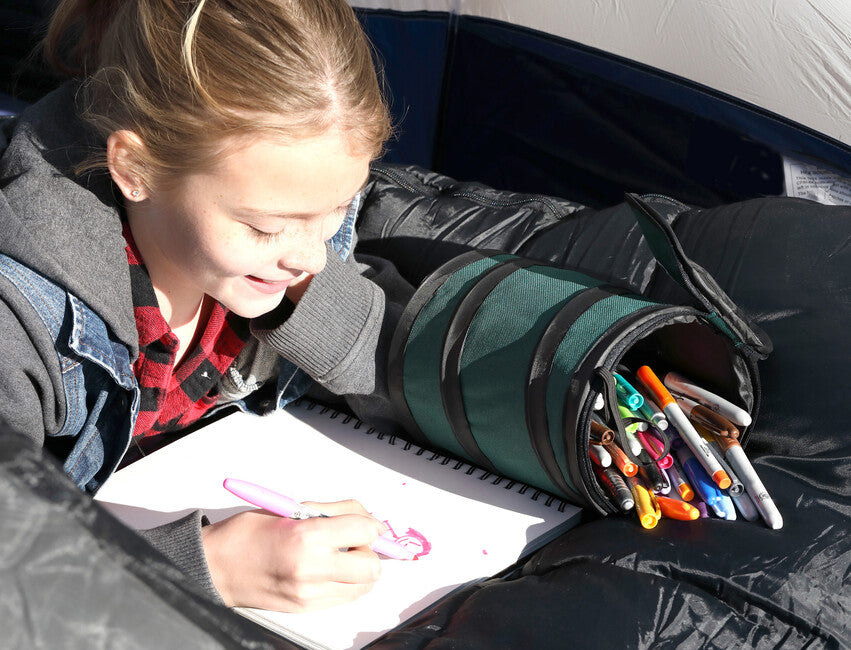 Coghlans Pop-Up Stuffbag съд за съхранение мини кош, 3 литров, тъмнозелен
