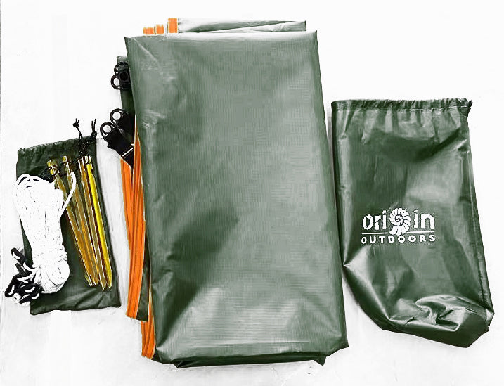 Origin Outdoors Плат Ripstop Pro с UV защита и закрепки за окачване