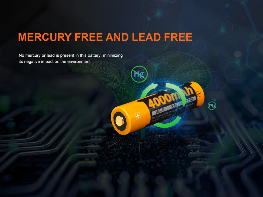 Fenix батерия преносима 18650 4000 mAh (Li-Ion)