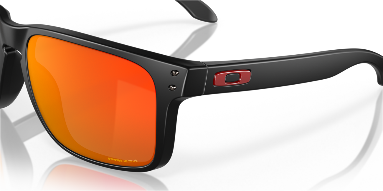 Oakley HOLBROOK XL слънчеви очила с рамка Matte Black и лещи Prizm Ruby, 59