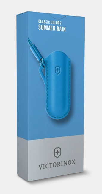 Victorinox кожено калъф за джобен нож, синьо