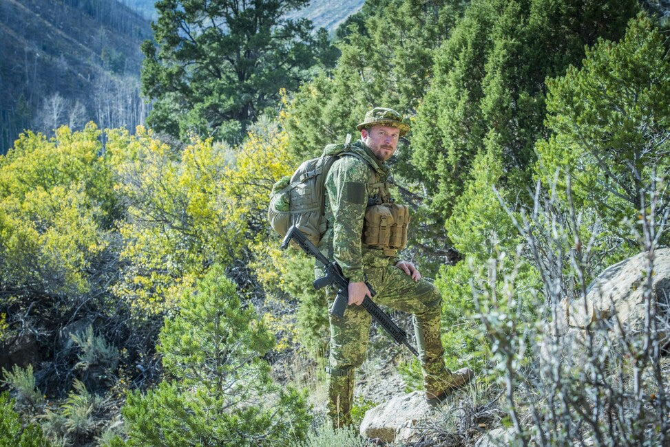 Helikon-Tex CPU шапка PolyCotton Ripstop, EN Woodland