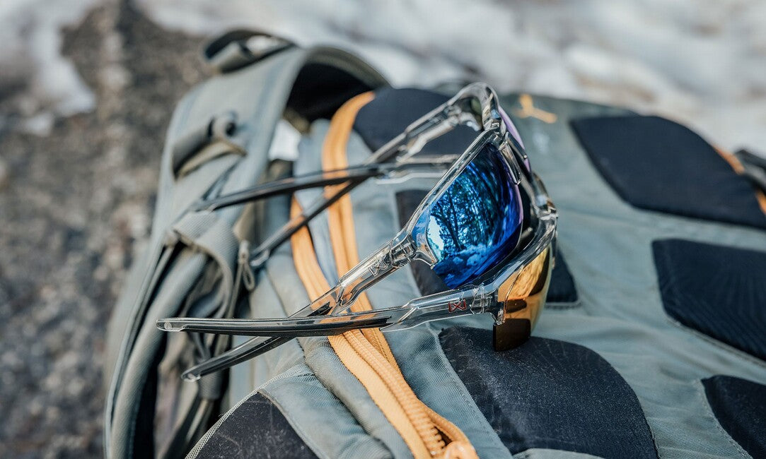 Wiley X Jakl слънчеви очила Captivate Polarized Blue огледало/Gloss Crystal Grey