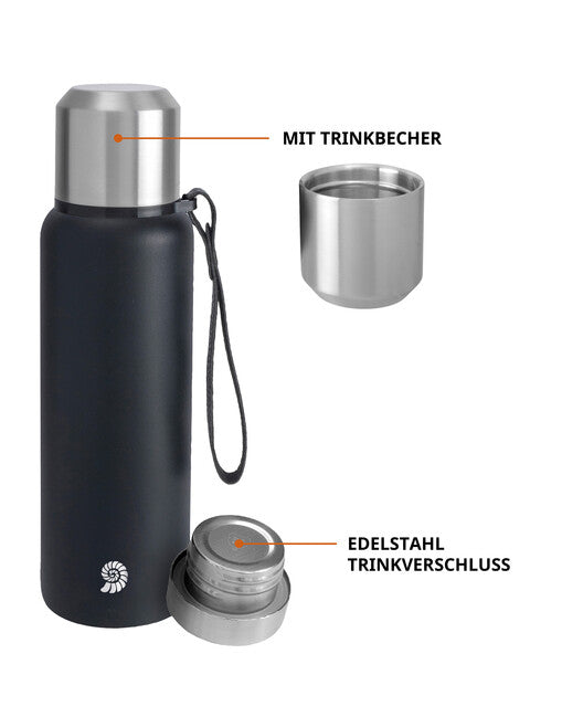 Origin Outdoors PureSteel вакуумна термоска 0,75 л, черна