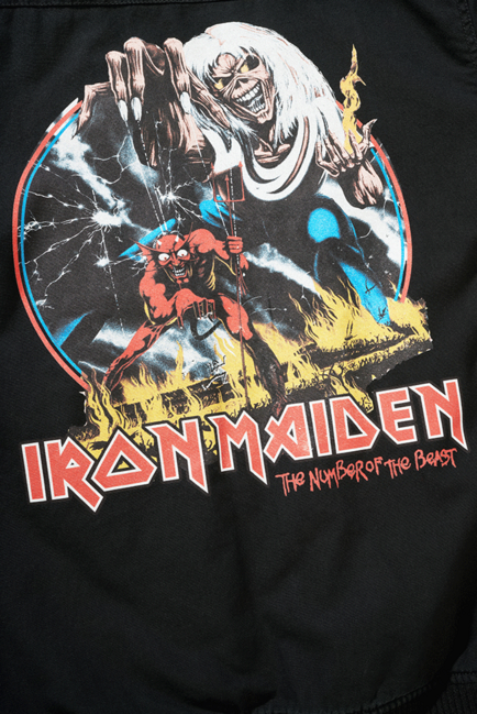 Brandit Iron Maiden Bronx яке, черно