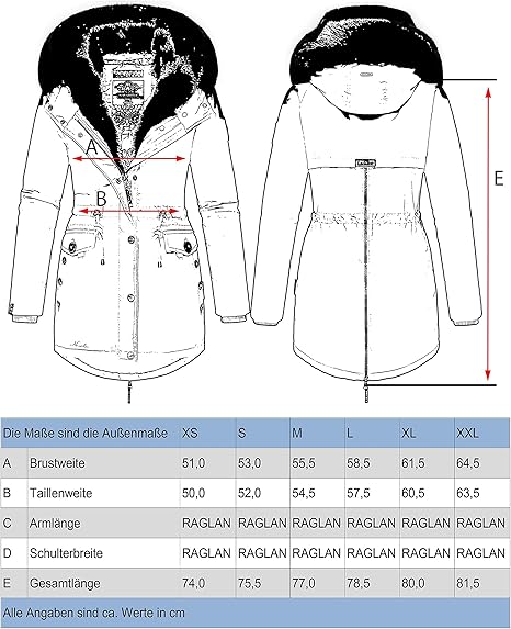 Navahoo Women's Winter Parka Sweety Deluxe, Dark Olive