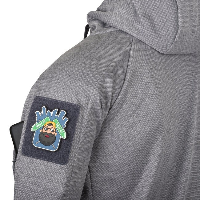 Helikon-Tex URBAN TACTICAL HOODIE суитшърт с цип, Melange сиво