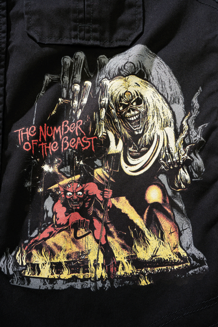 Brandit Iron Maiden NOTB винтидж риза без ръкави, черна