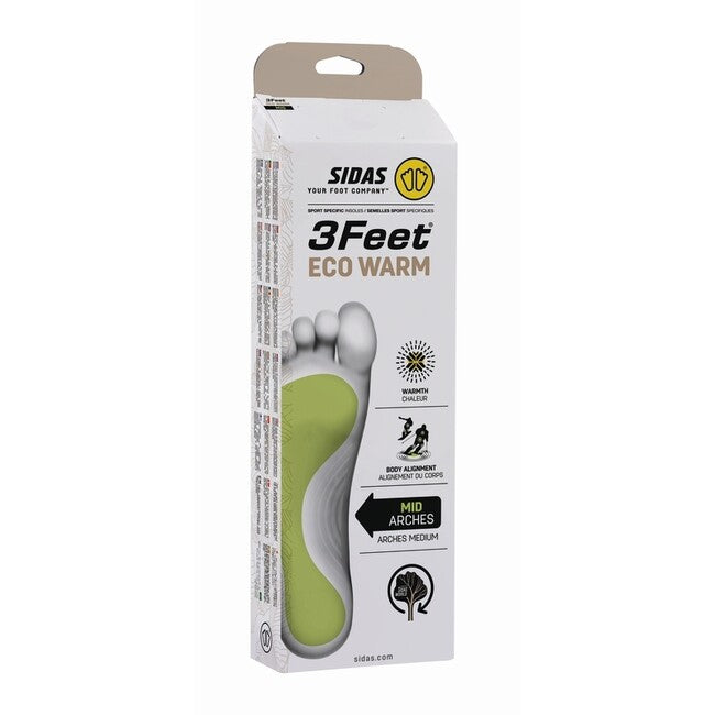 Sidas 3Feet Eco Warm Mid стелки с поддържка