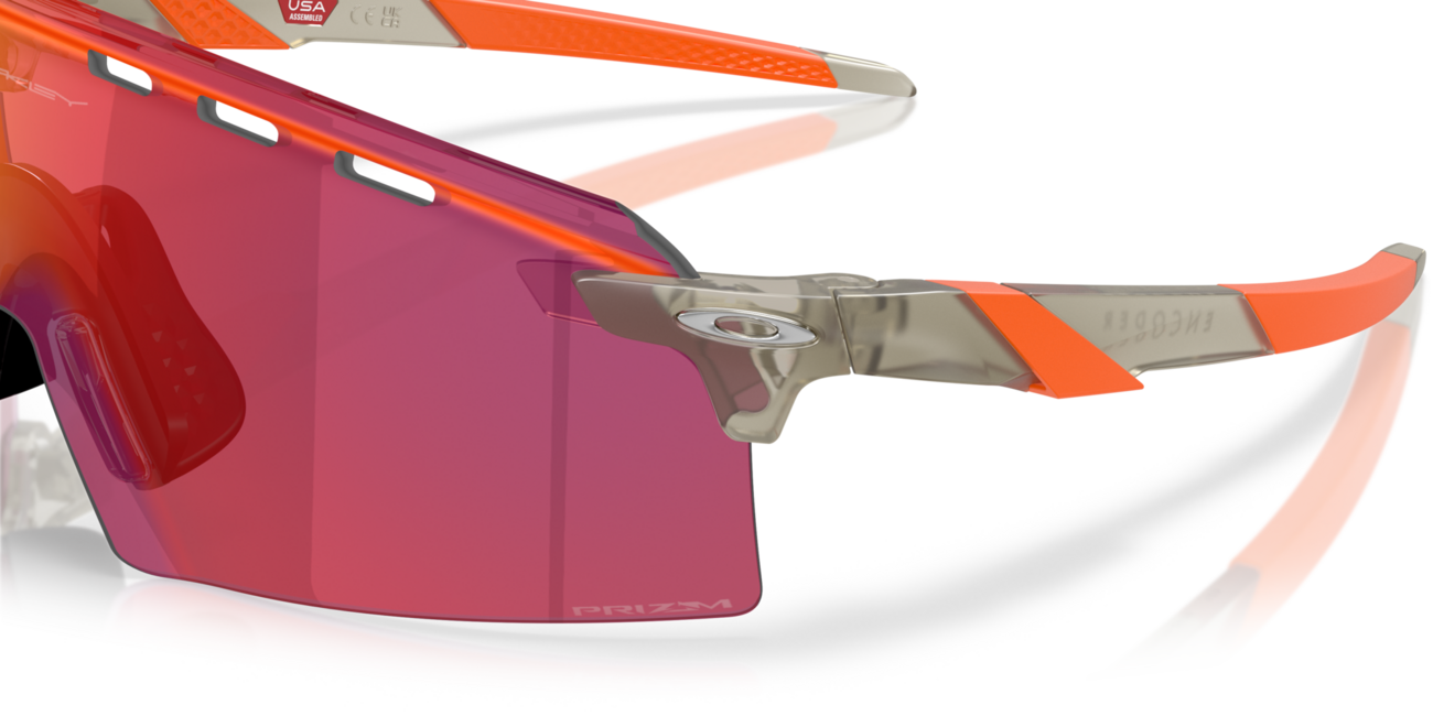 Oakley ENCODER STRIKE VENTED слънчеви очила с рамка Matte Grey Ink и със стъкла Prizm Road, Metal, 39