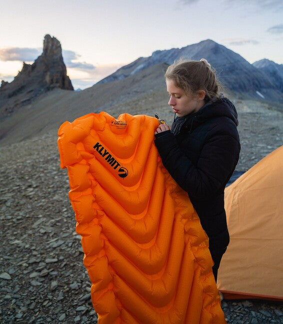 Klymit Ultralite SL изолирана подложка V, оранжева