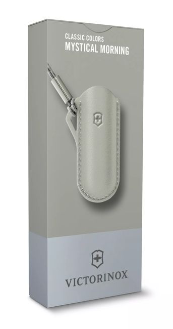 Victorinox кожен калъф за джобен нож, сив