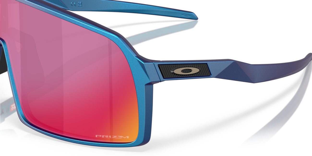 Oakley SUTRO слънчеви очила с рамка Matte Cyan/Син Colorshift и със стъкла Prizm Road, Steel