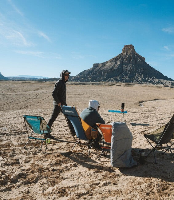 Klymit Ridgeline краткото пътническо кресло, синьо
