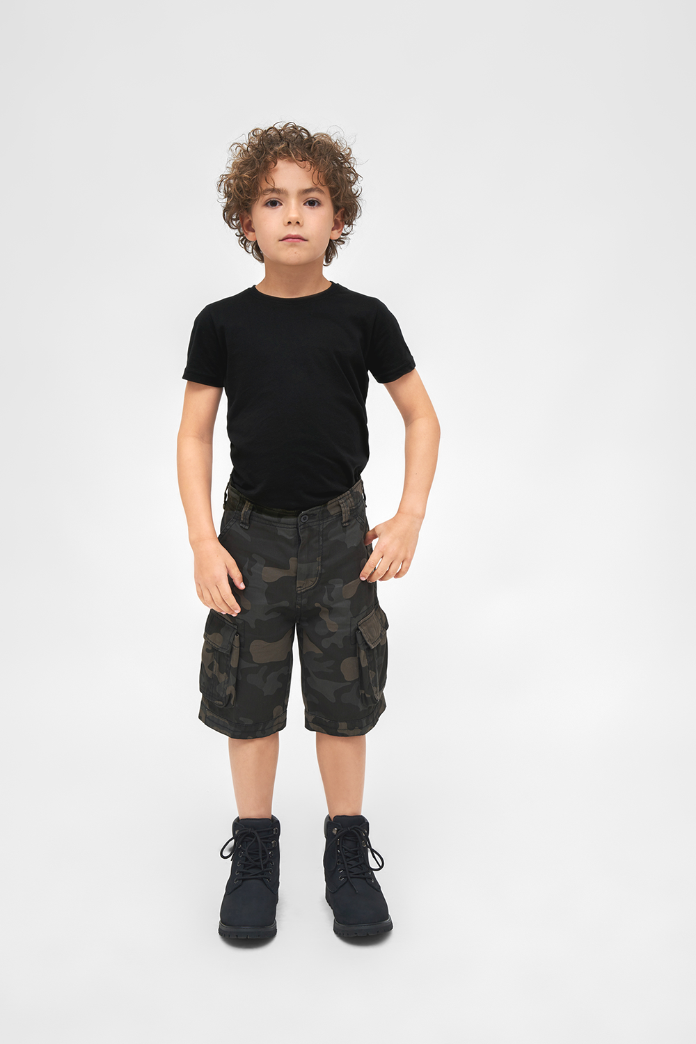 Brandit BDU Ripstop detské kraťasy, darkcamo