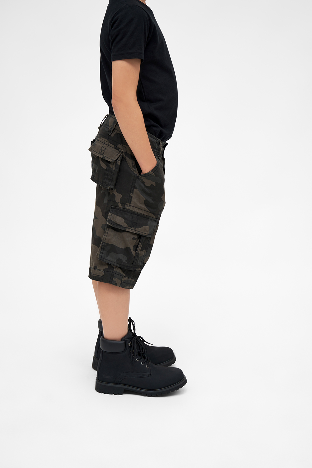 Brandit BDU Ripstop detské kraťasy, darkcamo