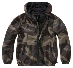Brandit Summer Frontzip Windbreaker παιδικό μπουφάν, darkcamo