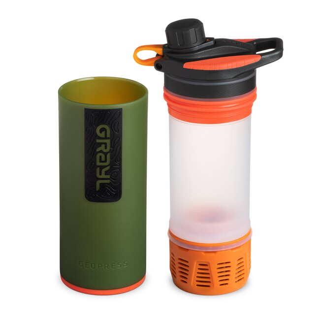 GRAYL GeoPress Purifier филтрираща бутилка, Oasis зелено