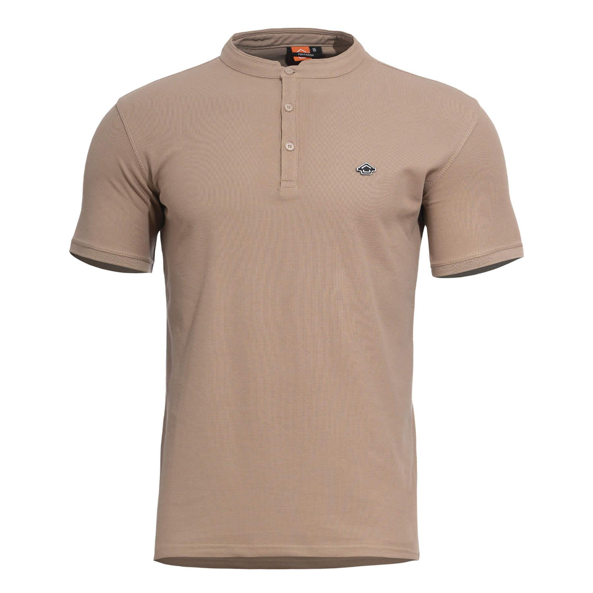 Pentagon Levantes Henley Shirt, Tan Brown