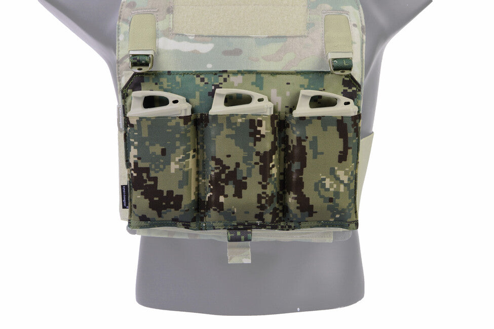 Emersongear панел с три джобове M4 тактически 500D тактическа жилетка, сива