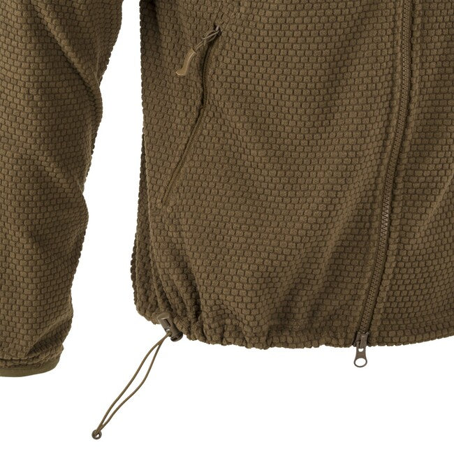Helikon-Tex ALPHA HOODIE суитшърт Grid Флийс, сива