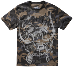 Brandit Motörhead Warpig Print μπλουζάκι, σκούρο camo