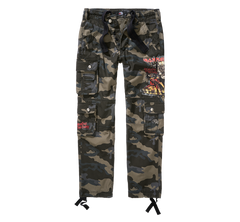 Brandit Iron Maiden Pure Slim панталон тъмно камо, тъмно камо